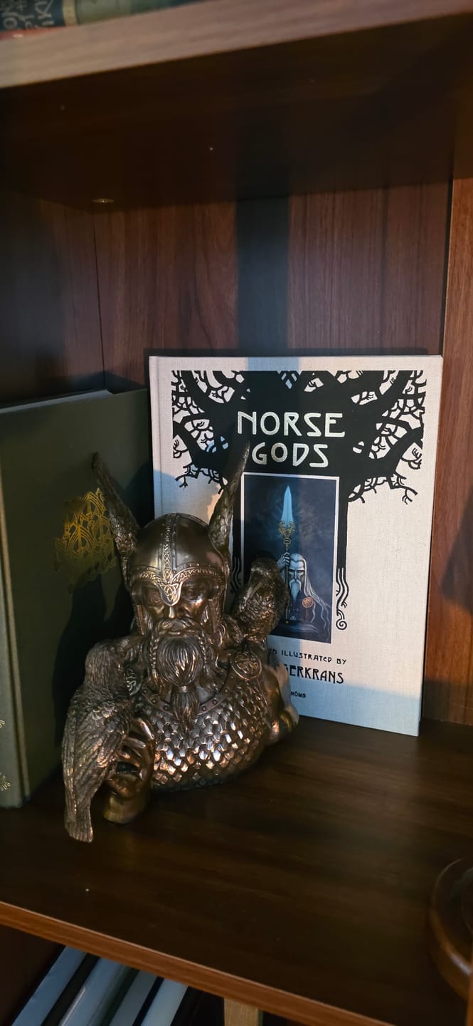 Customer photo review of NORSE GODS - SIGNED BOOK & PRINT