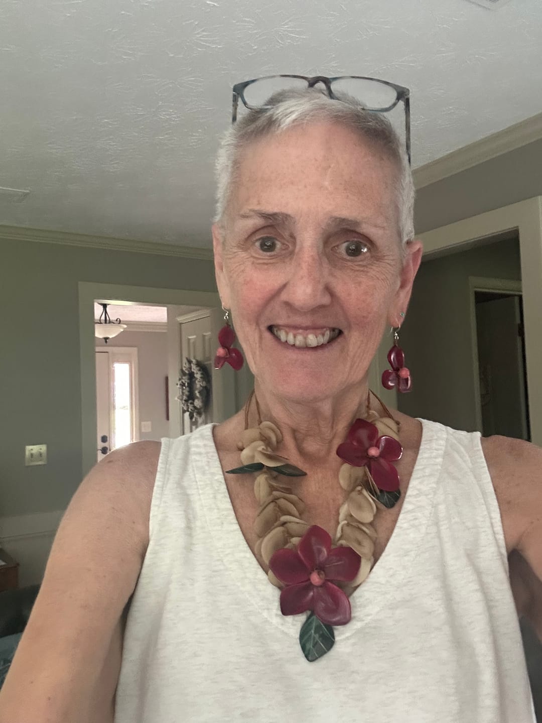 Customer photo review of Garden Earrings