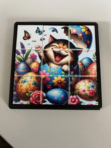 Customer photo review of Set van 9 Keramisch mozaïek tegels klasse A+ voor sublimatie