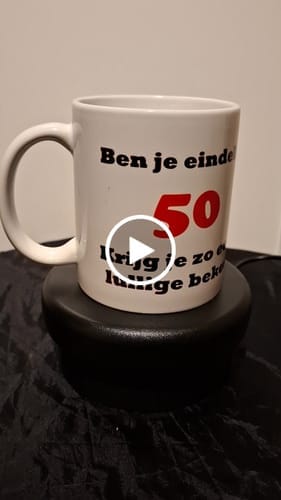 Customer photo review of Sublimatie mok 11oz wit - A+ kwaliteit | vaatwasserbestendig | direct leverbaar