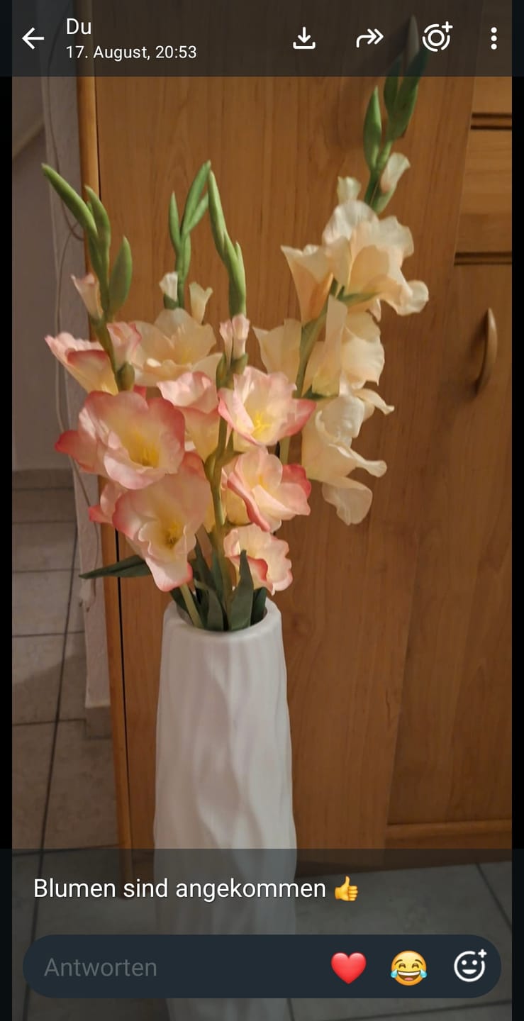 Customer photo review of 90 cm Real-Touch-Künstliche Gladiolen Für DIY-Blumenprojekte, Geschenke sowie Büro- und Hausdekoration