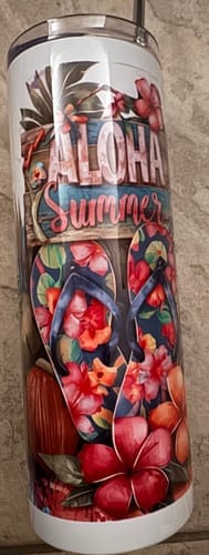 Customer photo review of RVS Tumbler 600ml (20oz) – Witte Sublimatiebeker met Deksel