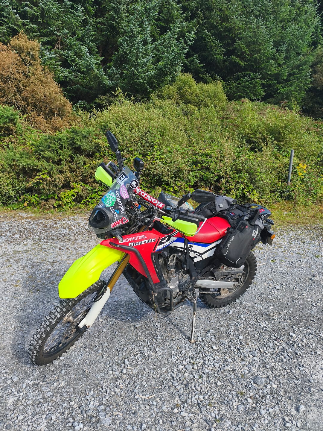 Customer photo review of ADVBags 16 – Rackless Saddle Bags