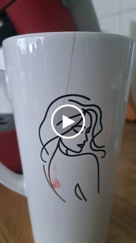 Customer photo review of 450ml  (16oz) Latté Mok voor sublimatie