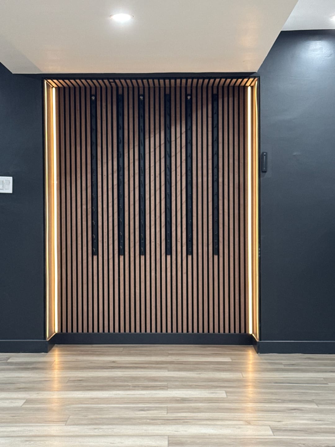 Customer photo review of Luxe LED™ Slat Wall Light Kit