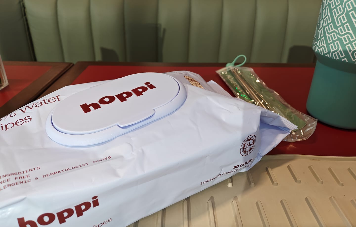 Customer photo review of 99% Water Wipes