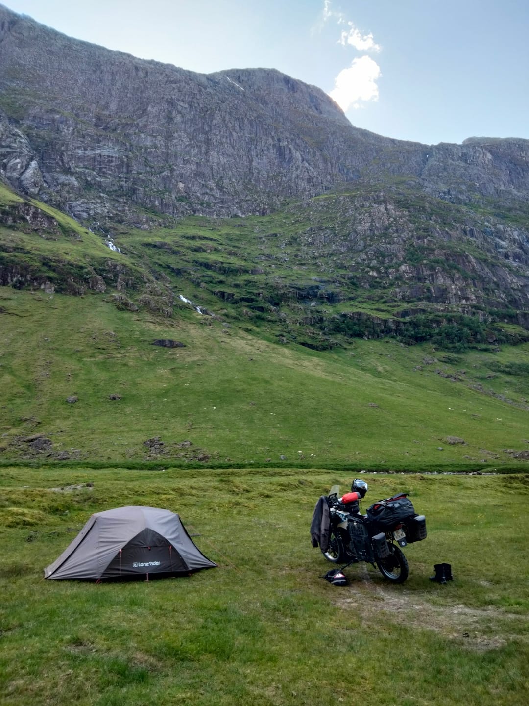 Customer photo review of ADVTent - Adventure Motorcycle Tent