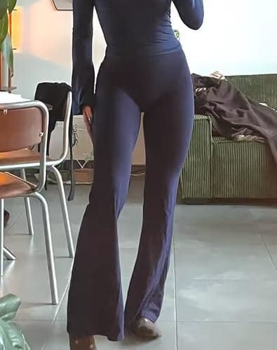 Customer photo review of Women’s Top & Flare Pants Set – Linea Flare