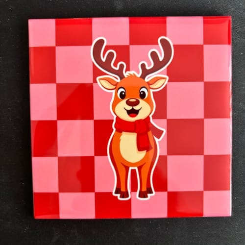 Customer photo review of Sublimatie Keramische Tegel 10.8 x 10.8 cm Wit Glanzend - Keramiek