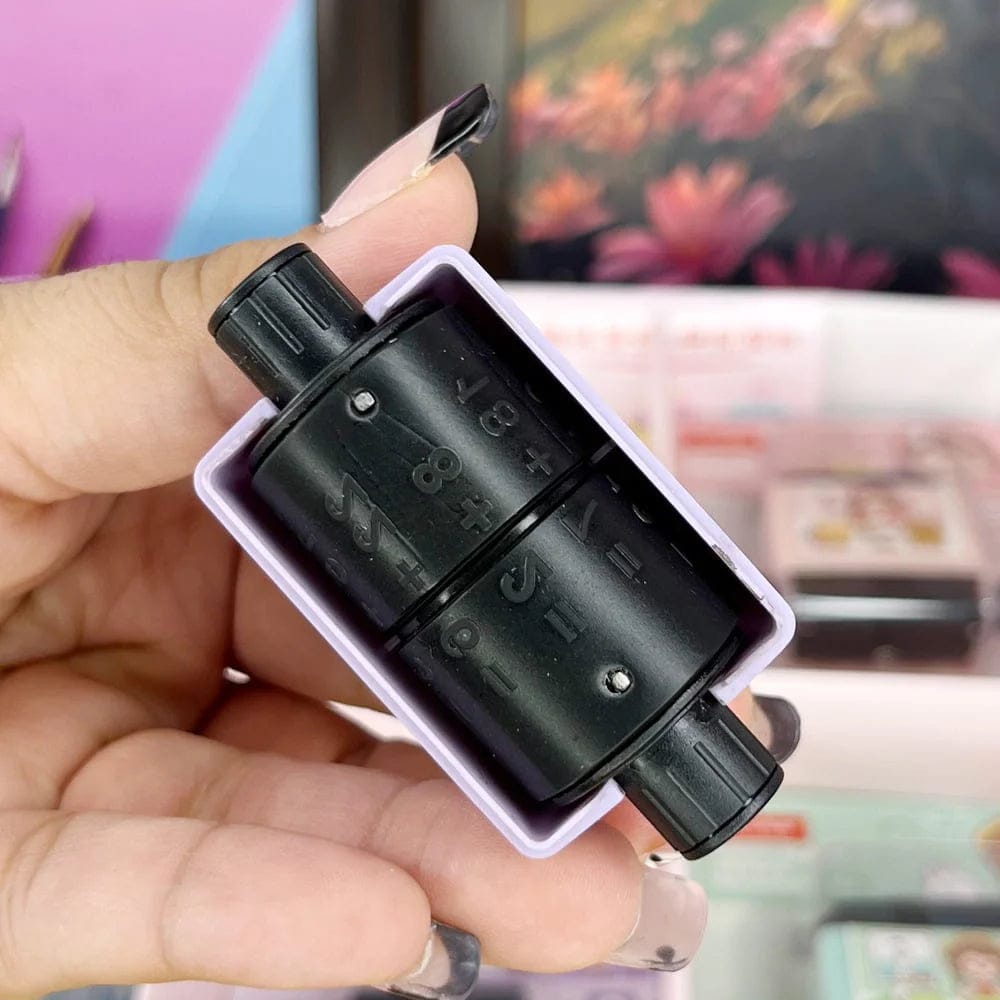 Customer photo review of Math Roller Stamp for Kids – Fun & Easy Math Practice Tool