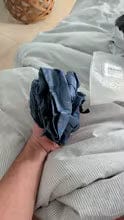Customer photo review of DryPup — Hands-Free Dog Drying Bag