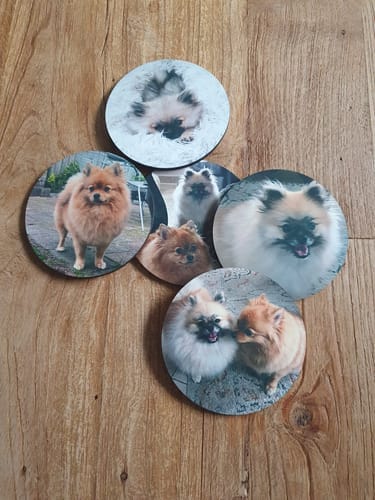 Customer photo review of Keramische Onderzetter Ø 108 mm voor sublimatie