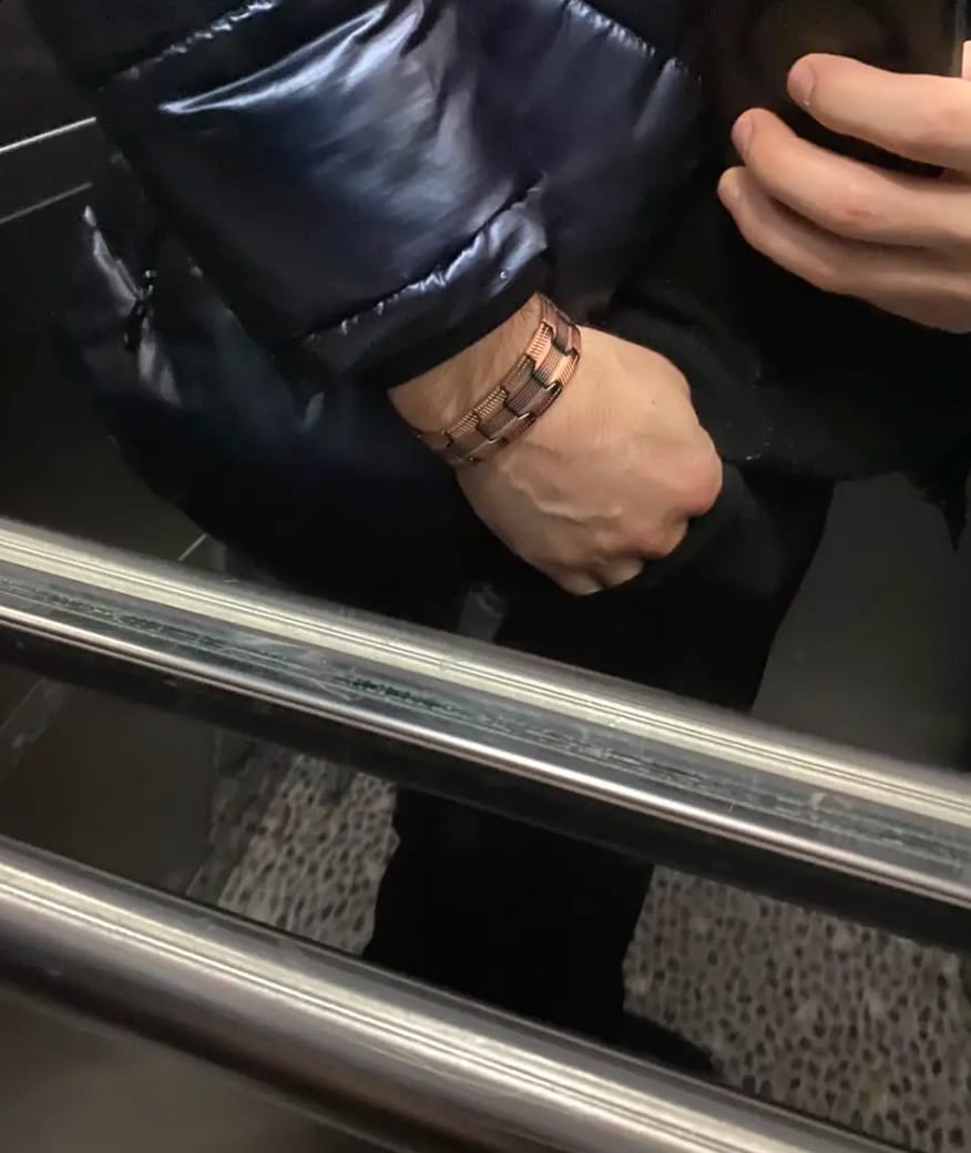 Customer photo review of KORMANT™ Bakır Manyetik Bileklik