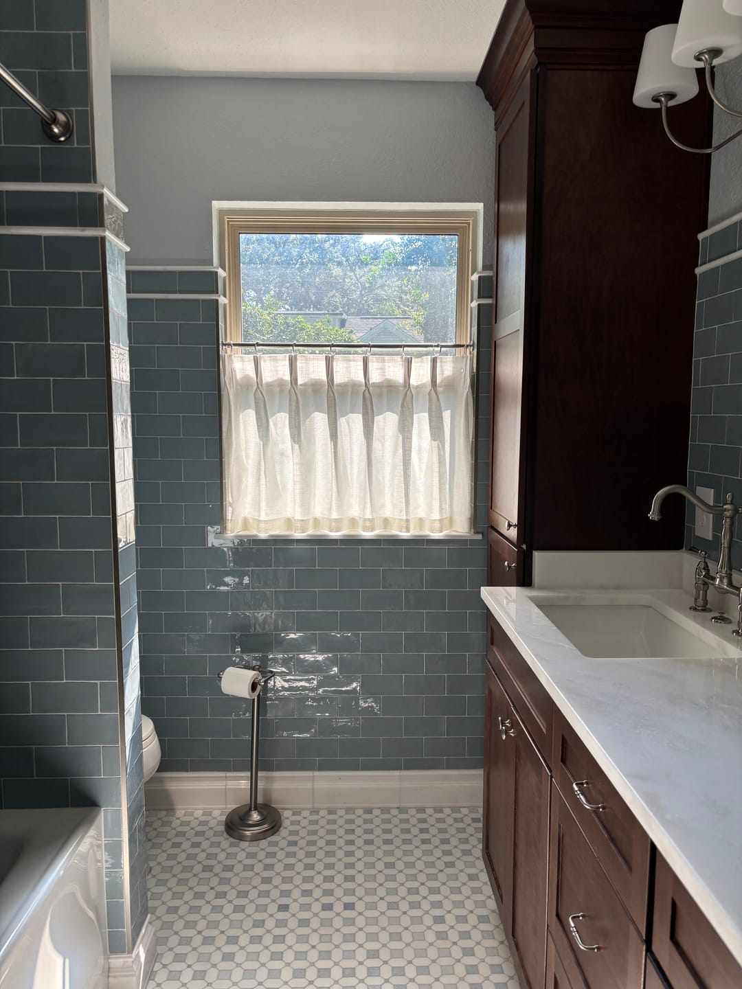 Customer photo review of Liz Linen Drapes