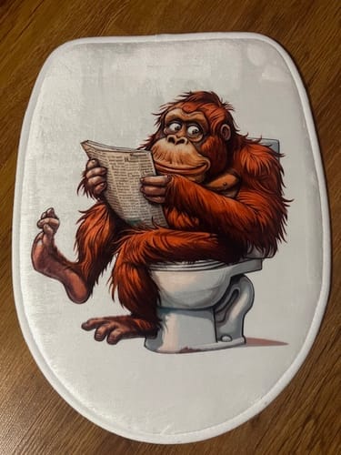 Customer photo review of ToiletBril Hoes voor sublimatie