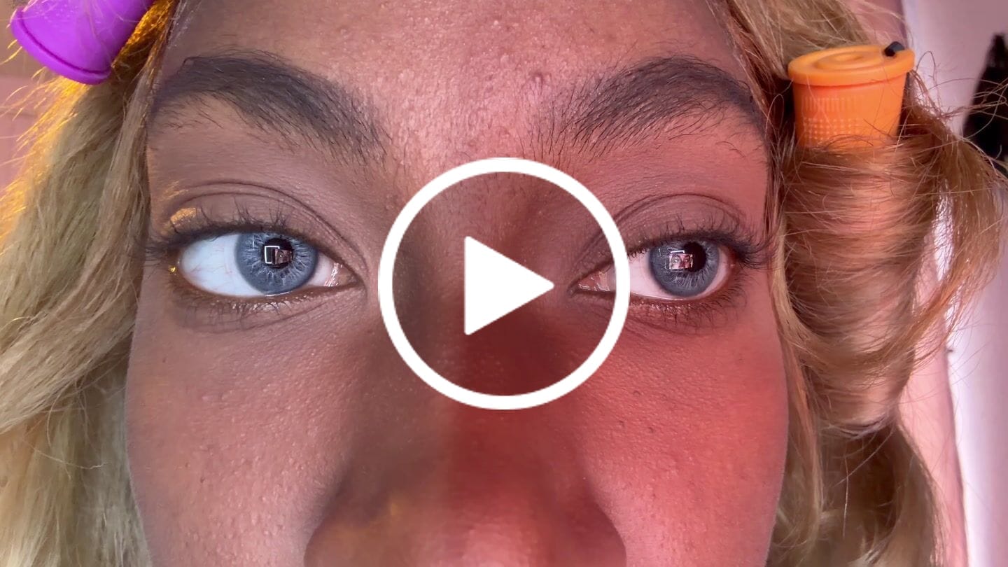 Customer video review of Celeste Blue Prescription Colored Contact Lenses