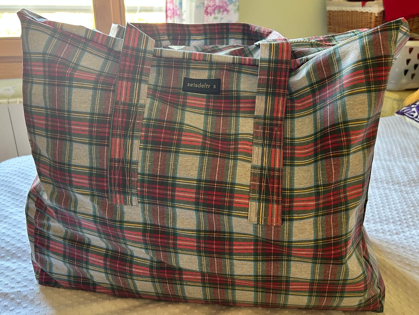 Customer photo review of Bolsa MyBigBag Escocesa