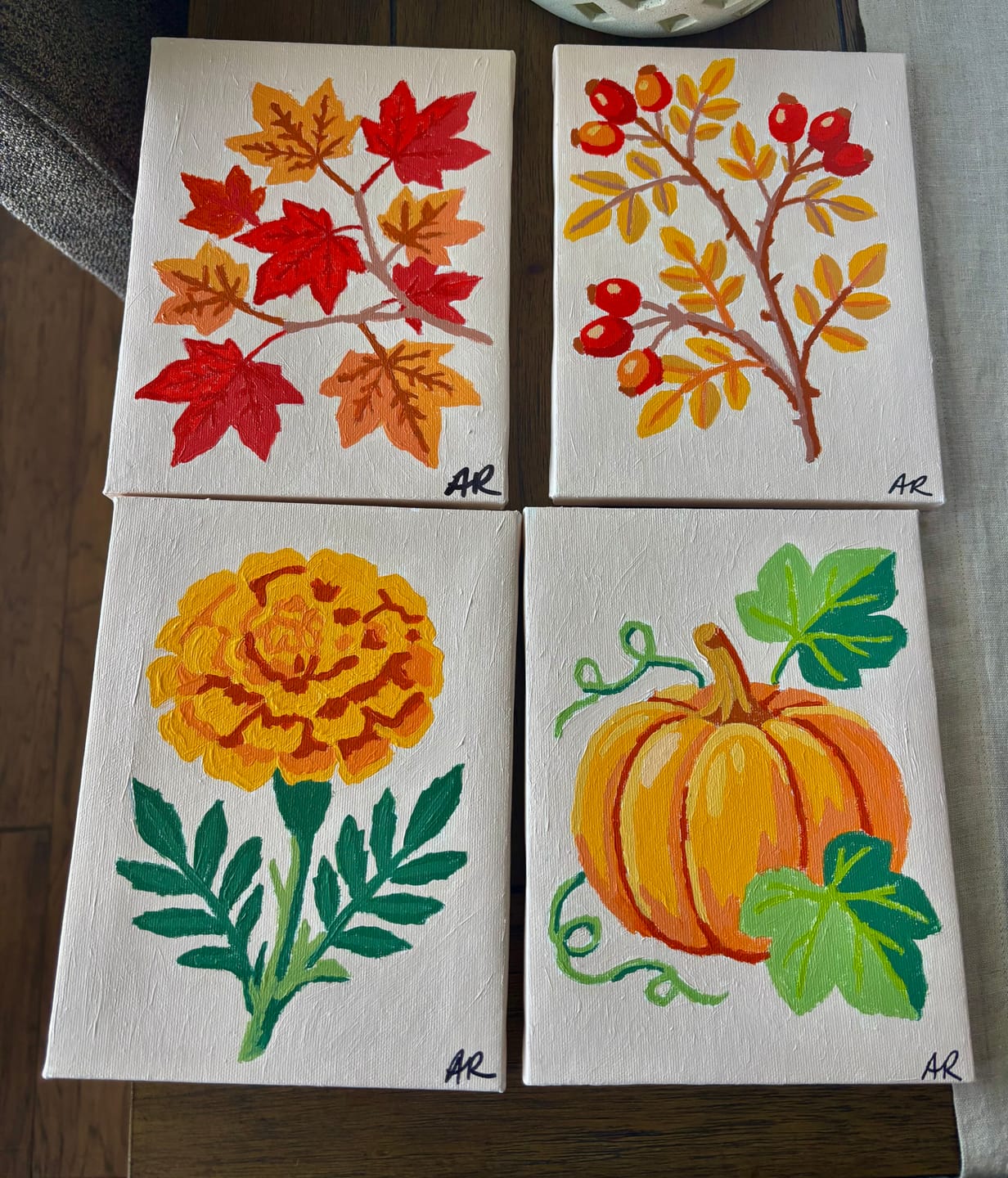 Customer photo review of Autumn Harvest | 4 Mini Kits