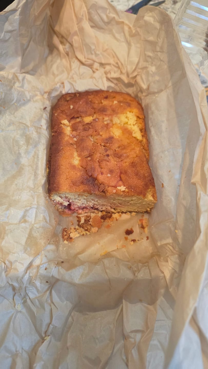 Customer photo review of August Artisan Low Carb Gluten Free Pound Cake