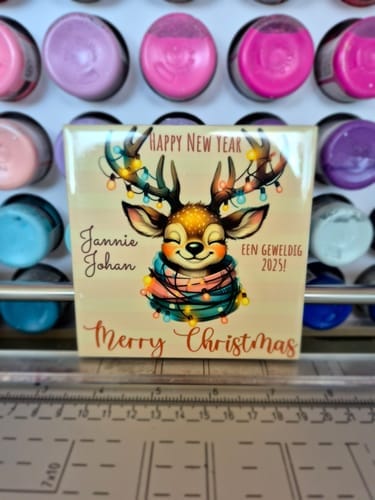 Customer photo review of Sublimatie Keramische Tegel 10.8 x 10.8 cm Wit Glanzend - Keramiek