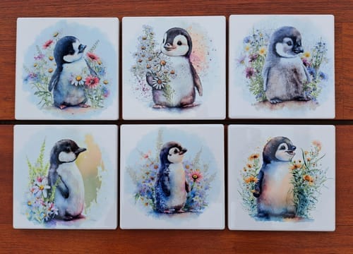 Customer photo review of Keramisch Onderzetter Vierkant 9,4x9,4cm voor sublimatie