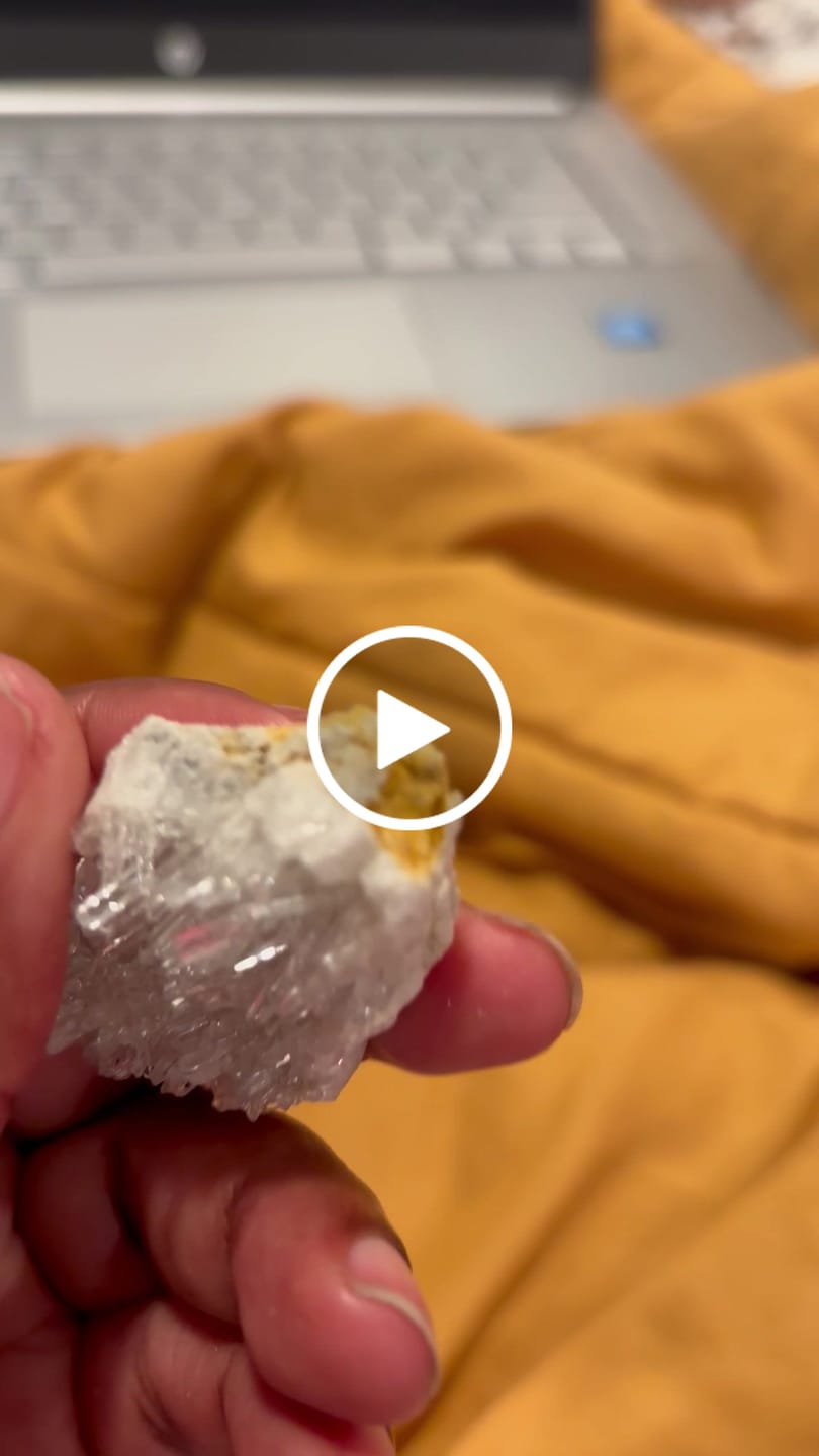 Customer video review of Amethyst Crystal Cluster