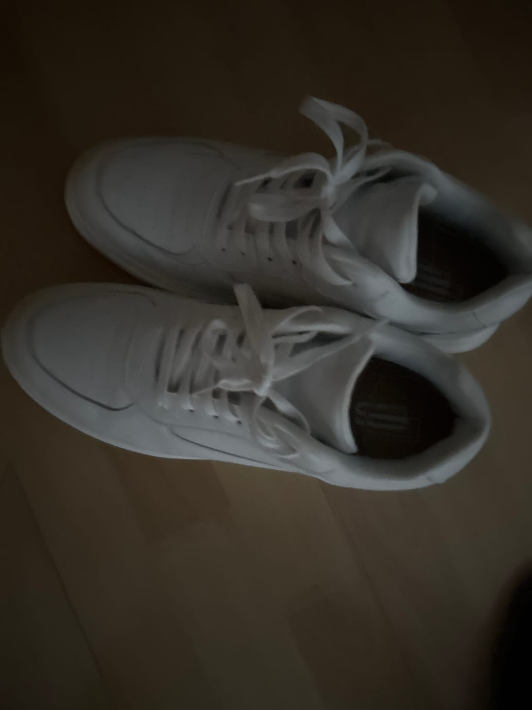 Customer photo review of ELEVATESHOES WHITE CASUAL