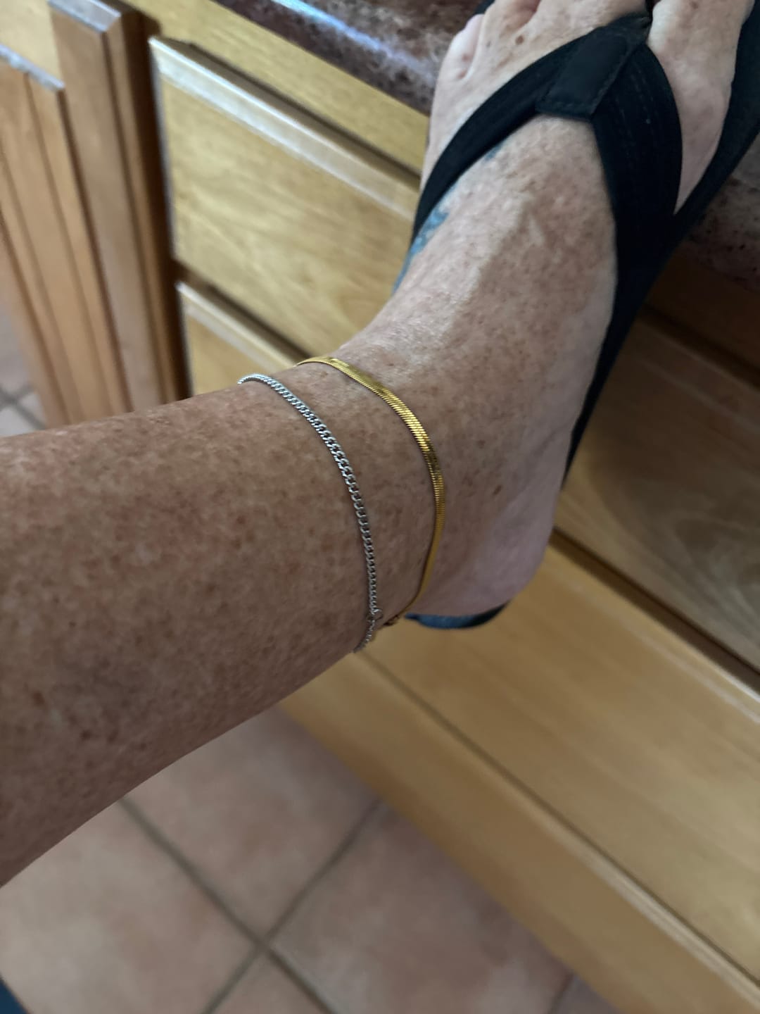 Customer photo review of Miami Anklet (Bundle)