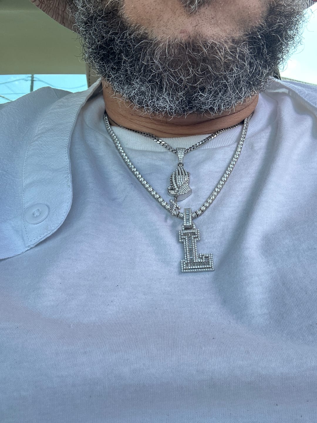 Customer photo review of .925 Sterling Silver Miami Cuban Chain / Bracelet