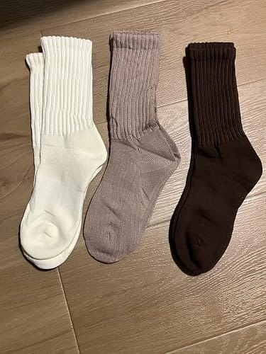 Customer photo review of SLCOMFORT™ Calcetines de Algodón 100% Natural 6 Pares