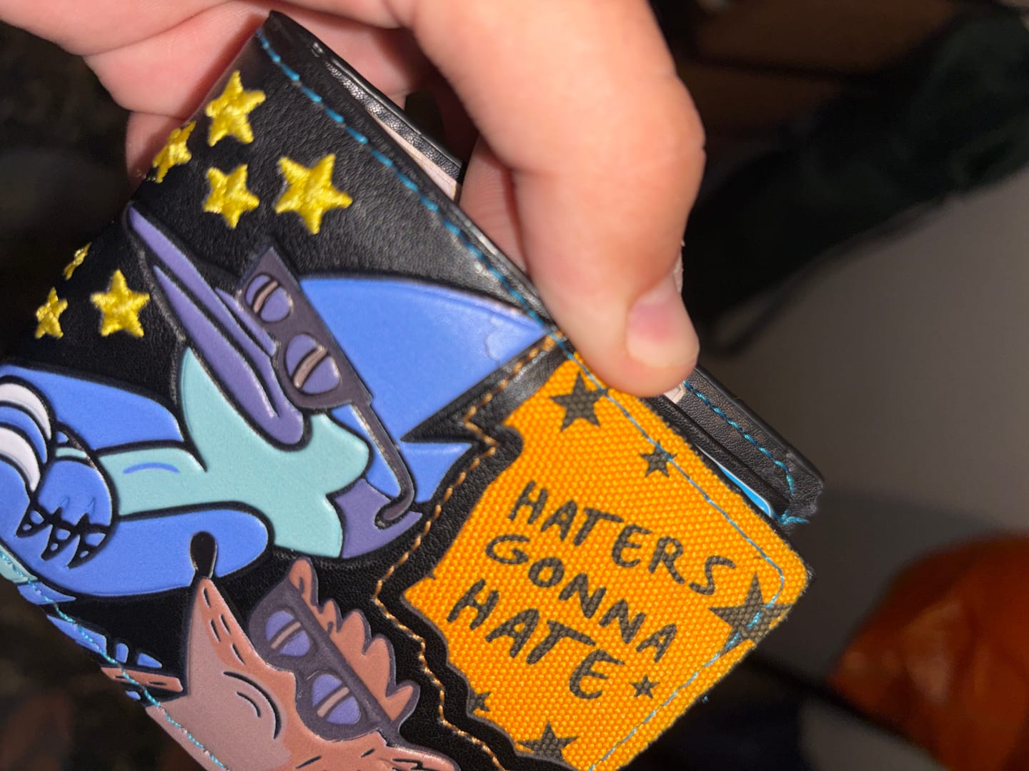 Customer photo review of Regular Show Cüzdan