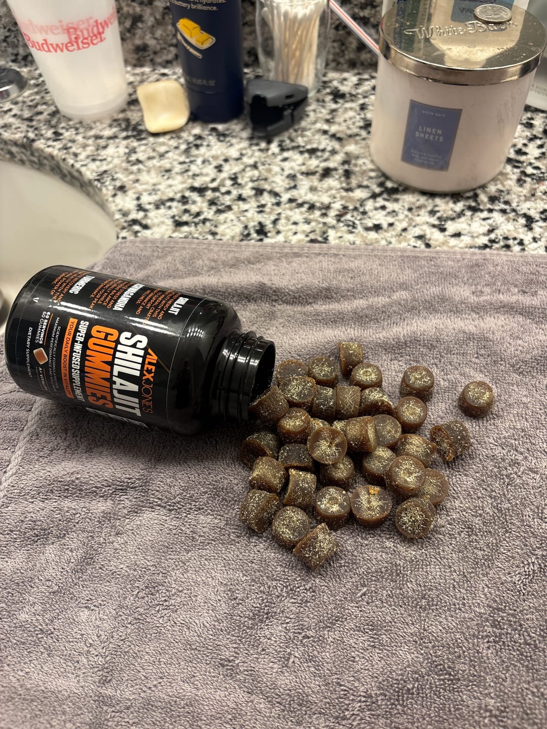 Customer photo review of Shilajit Gummies - Pineapple - Super-Infused Supplement (60 Gummies) (60 Servings)