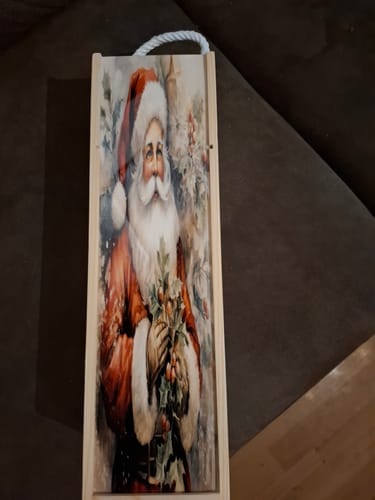 Customer photo review of Houten Wijnkist voor sublimatie