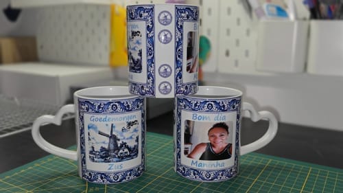 Customer photo review of 330ml (11oz) Mok met hartje oor voor sublimatie