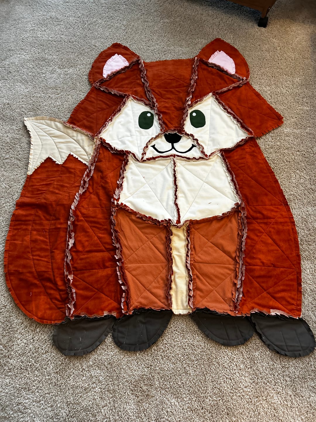 Customer photo review of Winter Wool Flannel Collection - Orange