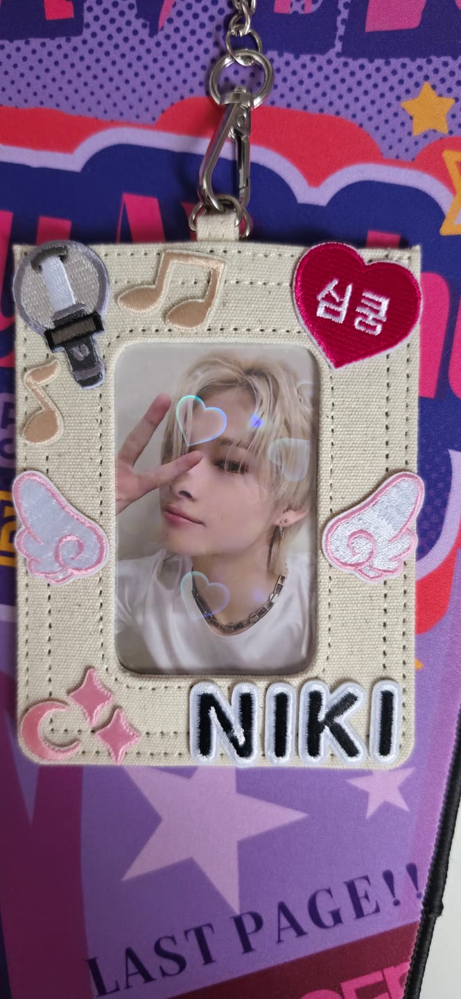 Customer photo review of MIYO SERIES - DIY CANVAS PHOTOCARD HOLDER