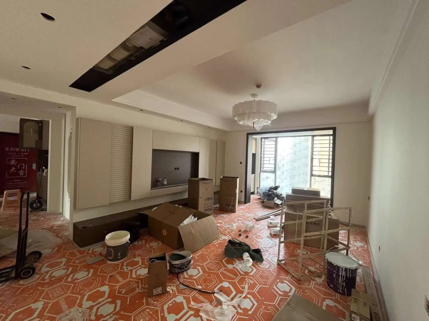 Customer photo review of Nordic Retro Living Room Chandeliers Lighting Wabi Sabi Fabric Restaurant Pendant Lights French