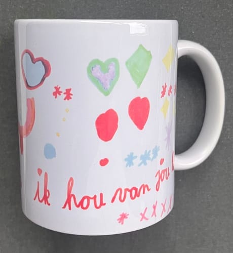 Customer photo review of Sublimatie mok 11oz wit - A+ kwaliteit | vaatwasserbestendig | direct leverbaar