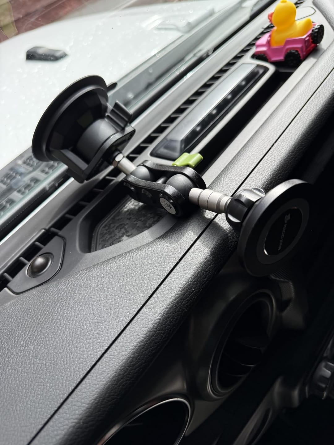 Customer photo review of Super Durable Metal Phone Holder