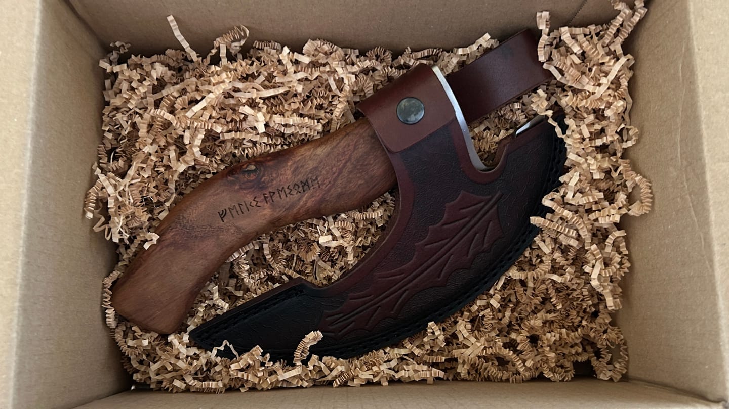 Customer photo review of The Viking Pizza Cutter