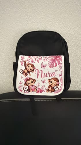 Customer photo review of Kinder Rugzak – Voor Sublimatie – 28 × 27 × 7 cm – Nylon/Polyester