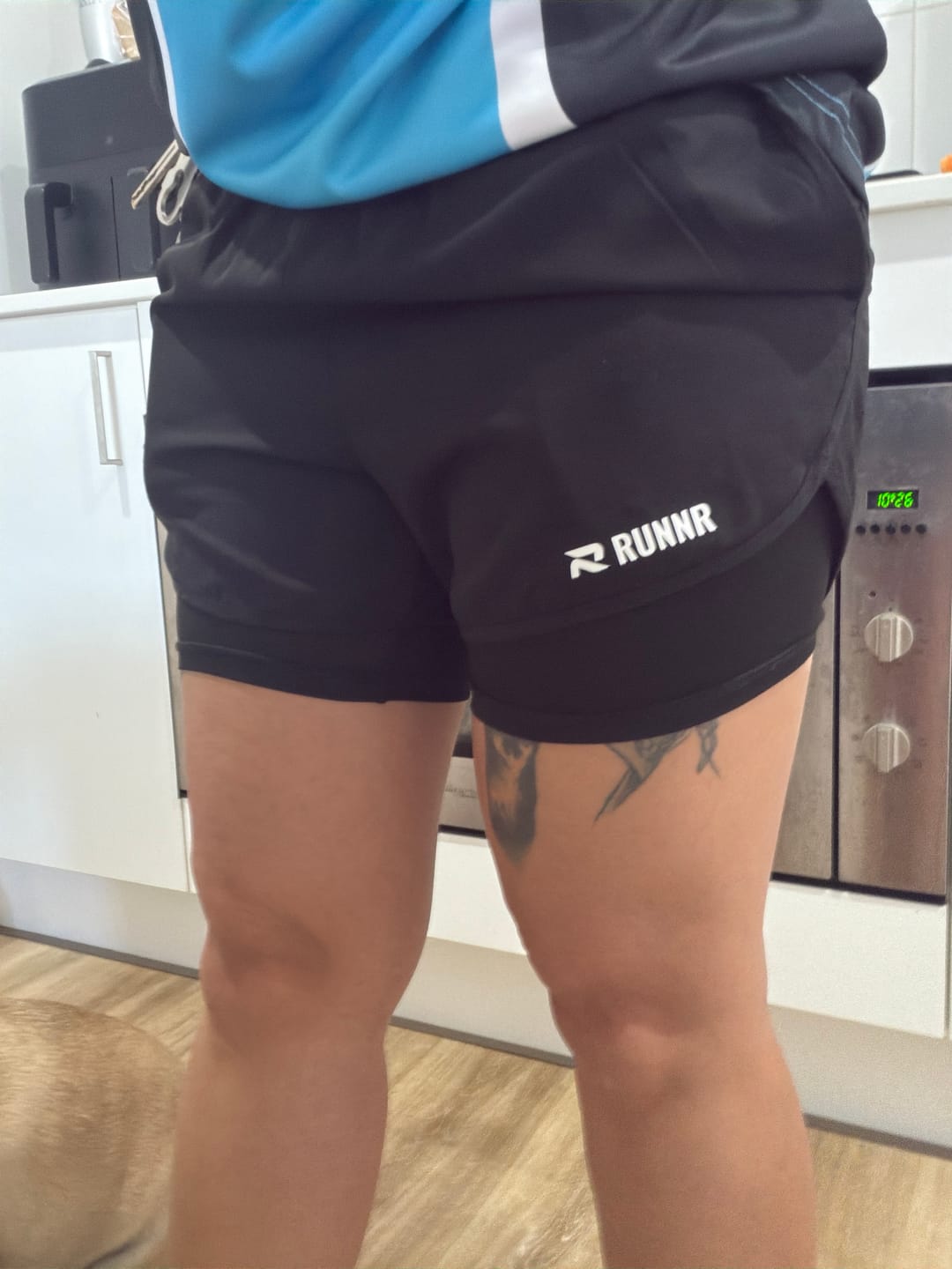 Customer photo review of RUNNR 2-in-1 Running Shorts