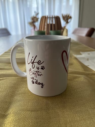 Customer photo review of Sublimatie mok 11oz wit - A+ kwaliteit | vaatwasserbestendig | direct leverbaar