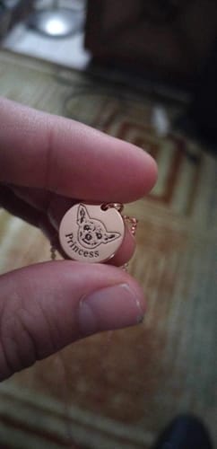 Customer photo review of Custom Pet Face Bracelet