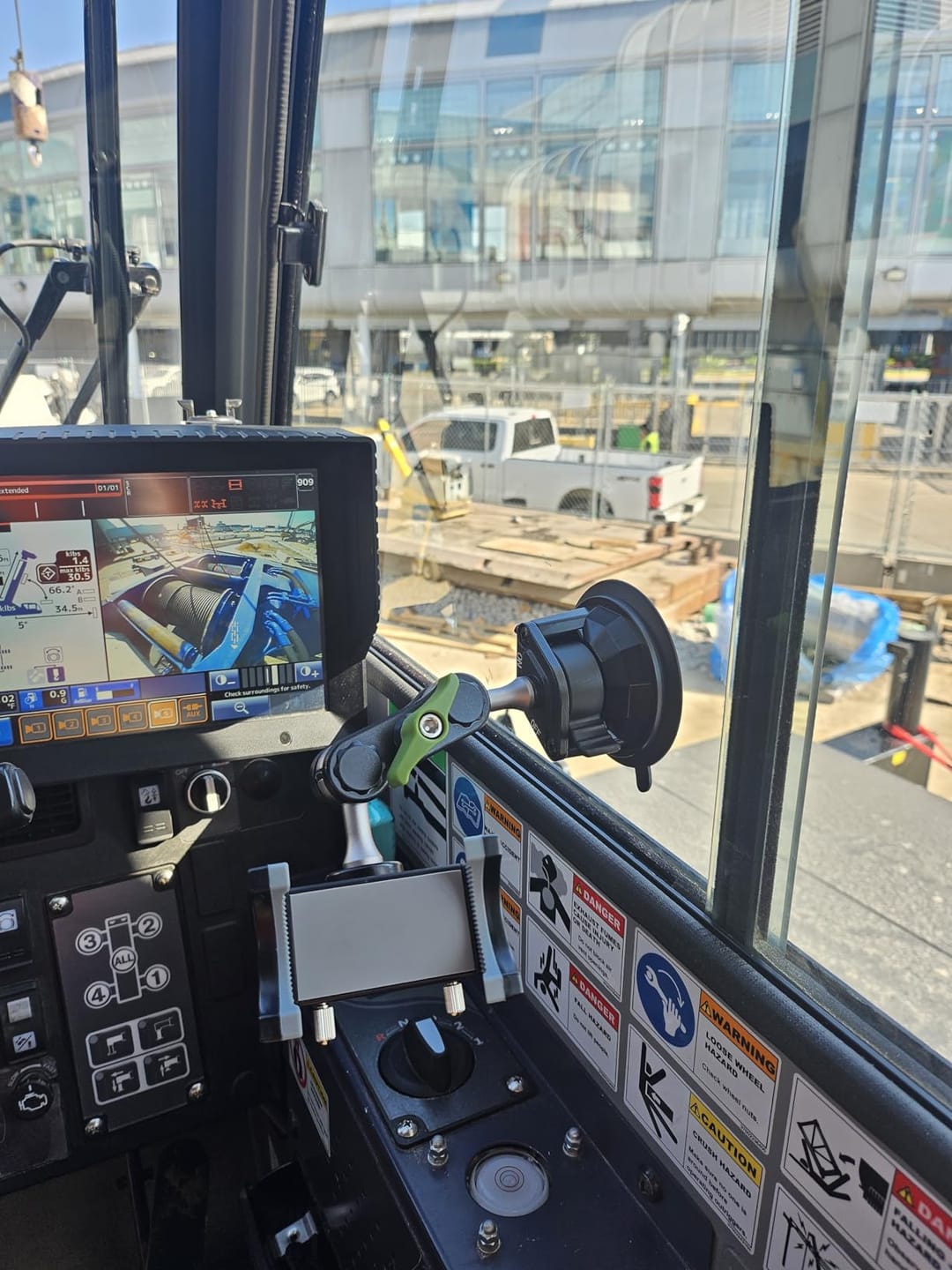 Customer photo review of Super Durable Metal Phone Holder