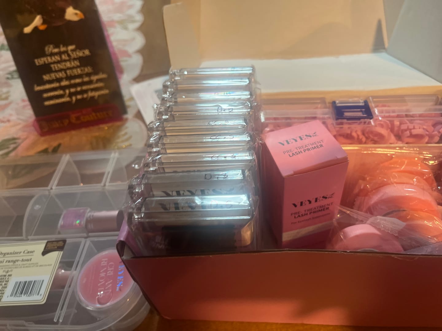 Customer photo review of LC Glam Box professional Lash kit