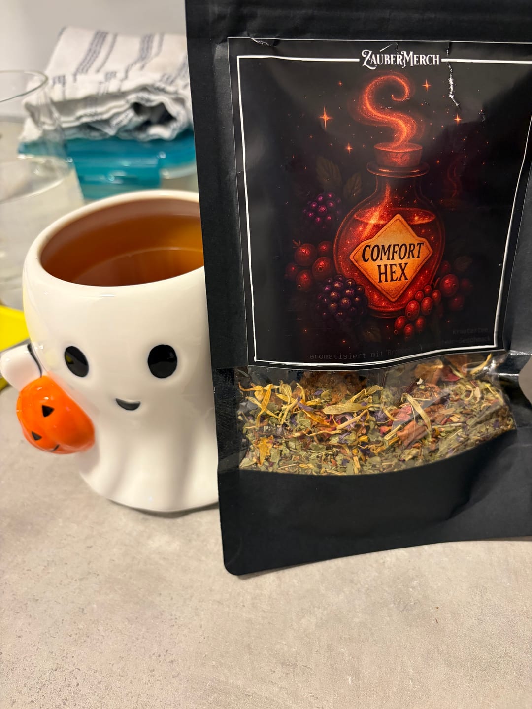 Customer photo review of Comfort Hex – Weihnachtlicher Kräutertee mit Brombeer & Johannisbeere | Limitierter Winter Tee