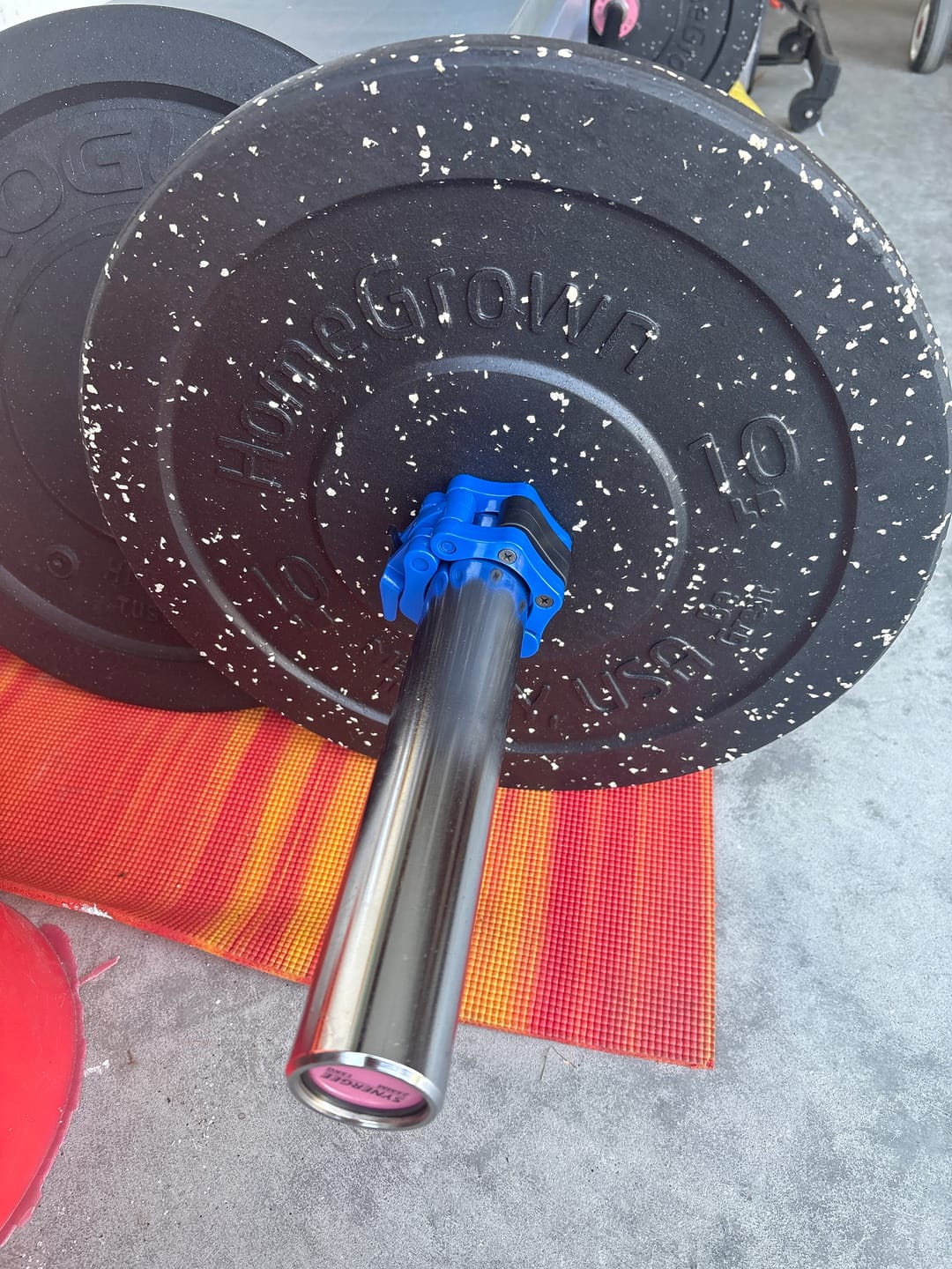 Customer photo review of Barbell Clips, Clamp Style