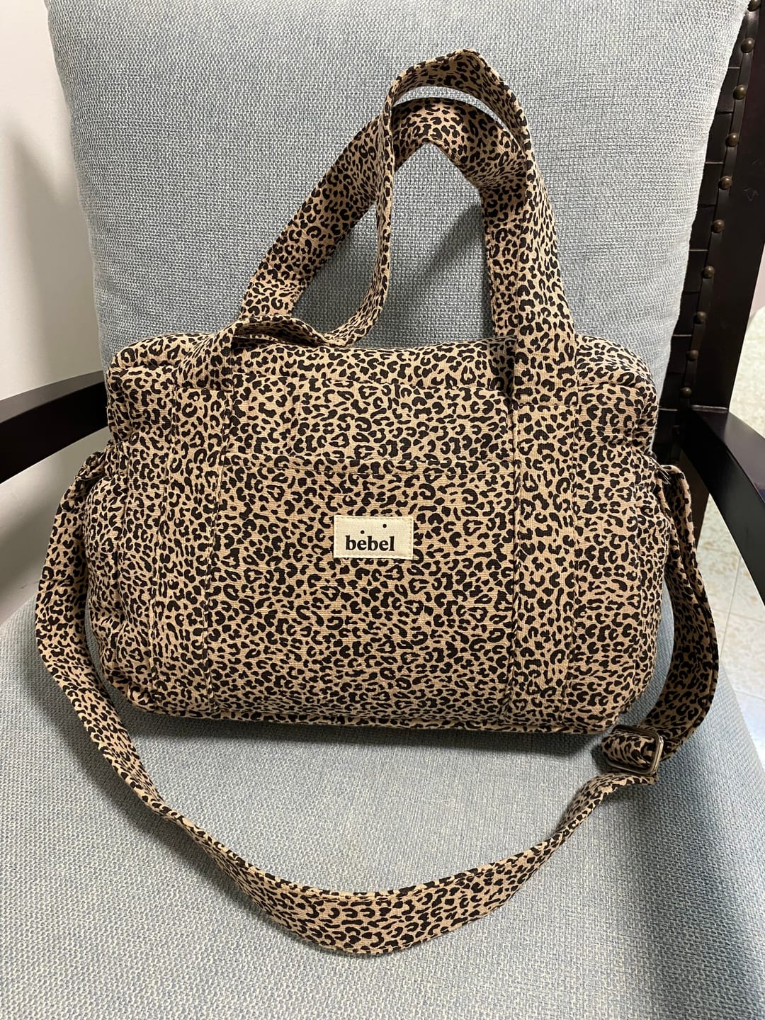 Customer photo review of תיק החתלה "Middle" מכותנה אורגנית - מנומר