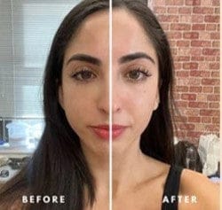 Customer photo review of The Lymphatic Contour Face Brush